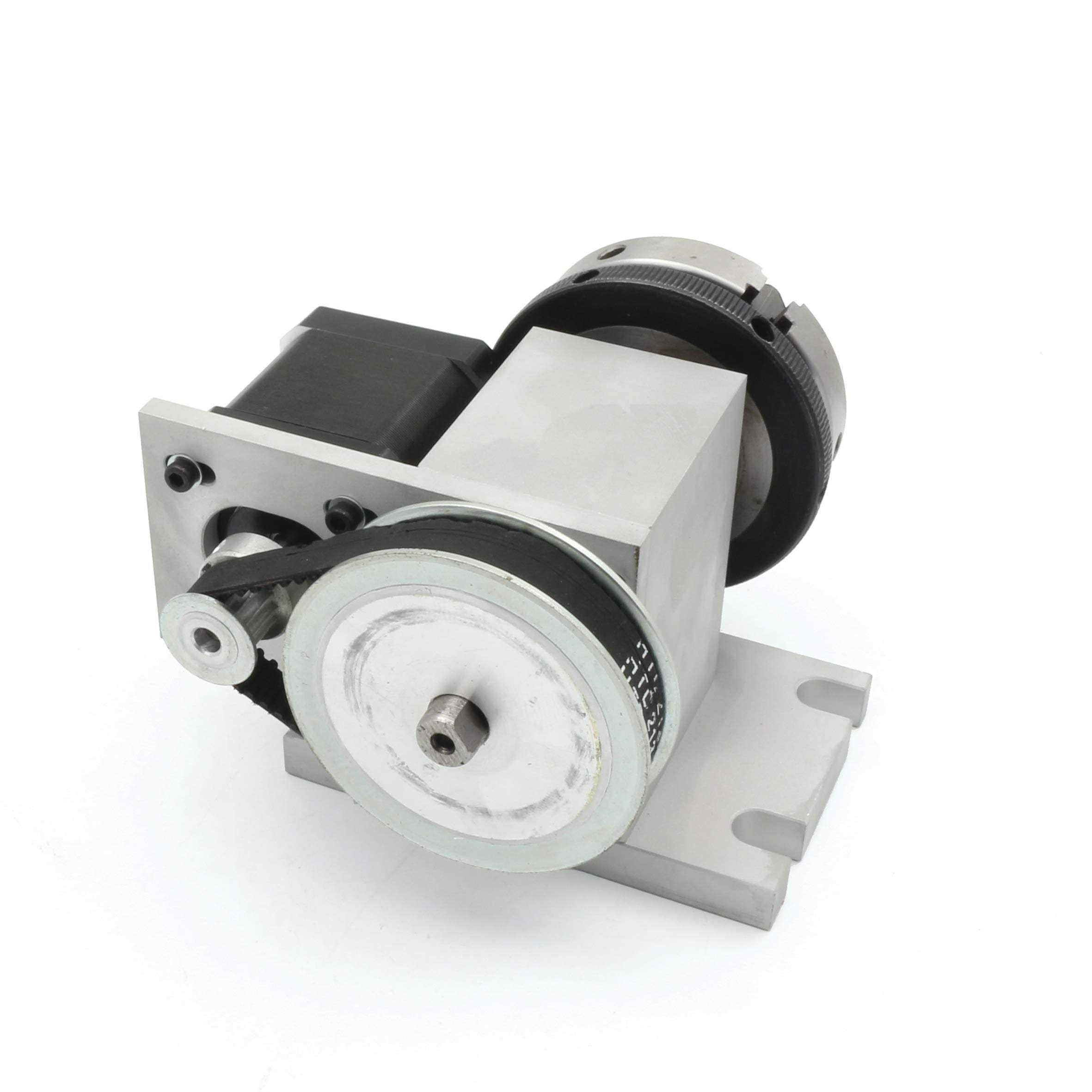 CNCTOPBAOS Cnc Milling Machine Rotational Axis Cnc Router Rotary Table Rotary a Axis 4th Axis