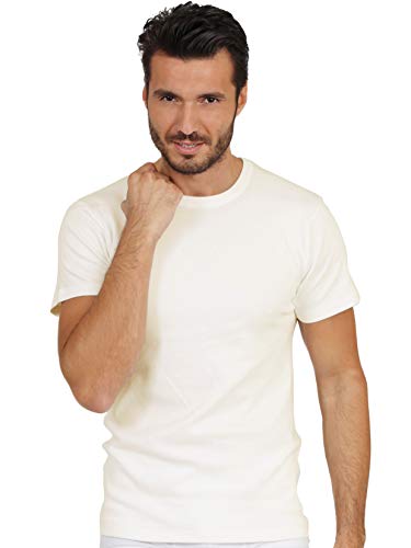 MaRe ® Luxury Merino Wool Blend Men's Short Sleeve T-Shirt. Proudly Made in Italy.