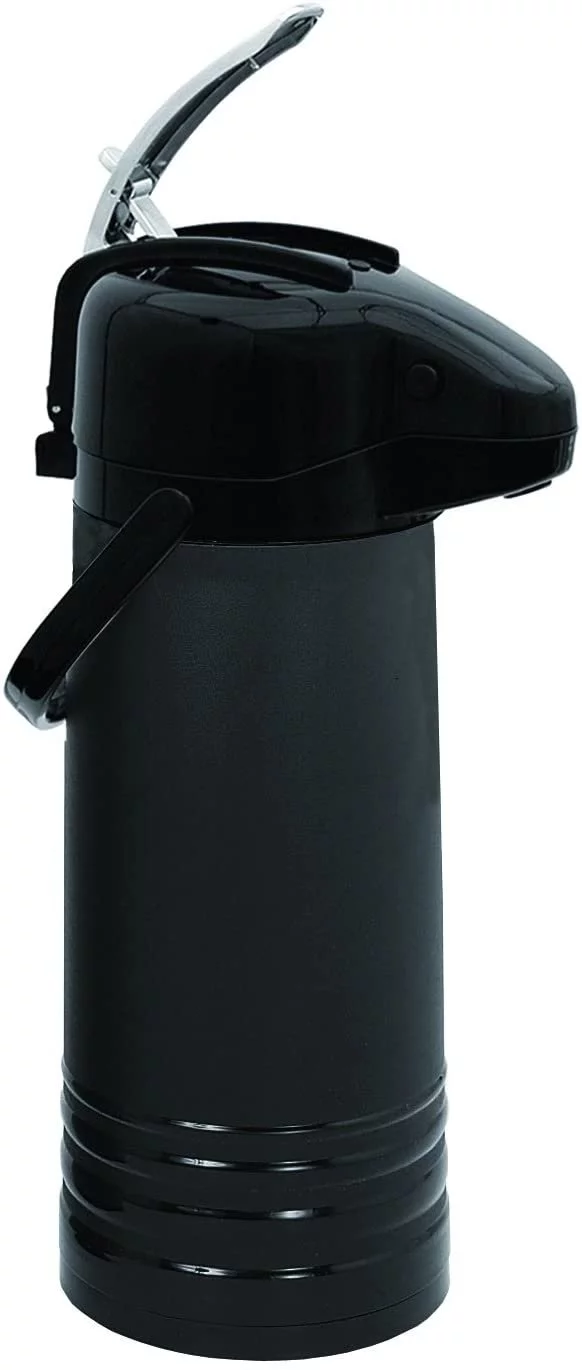 Update International Plastic Val-U-Air Glass Lined Regular Coffee Air Pot, 74-Ounce