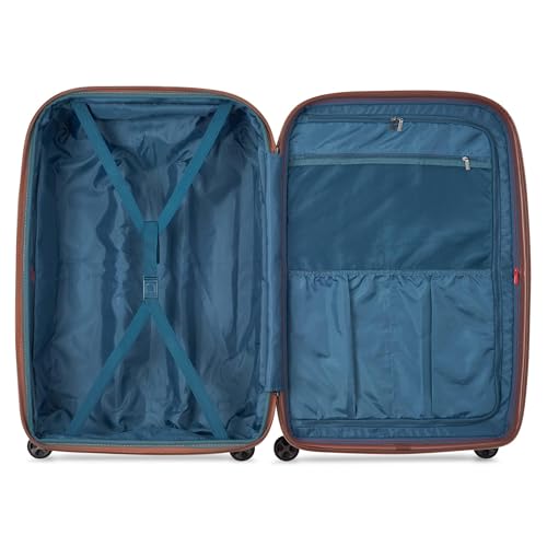 DELSEY PARIS Carrousel Hardside Expandable Luggage with Spinner Wheels, Navy, Carry-on 21 Inch