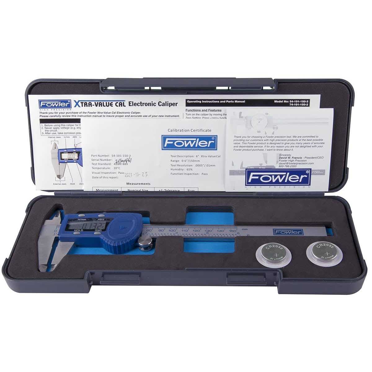 Fowler 54-101-150-2 Xtra Value Electronic Caliper 6/150mm