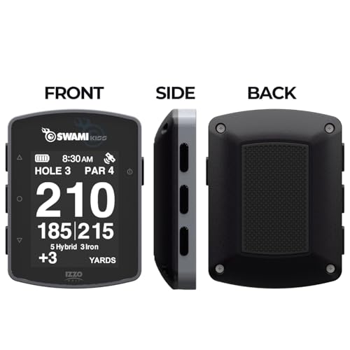 Swami KISS 2.0 Handheld Golf GPS Ragnefinder with Integrated Magnets - Blue