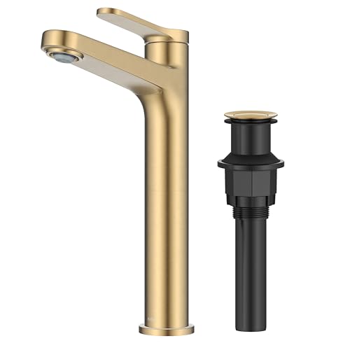 KRAUS Indy Single Handle One Hole Bathroom Sink Faucet in Chrome, KBF-1411CH