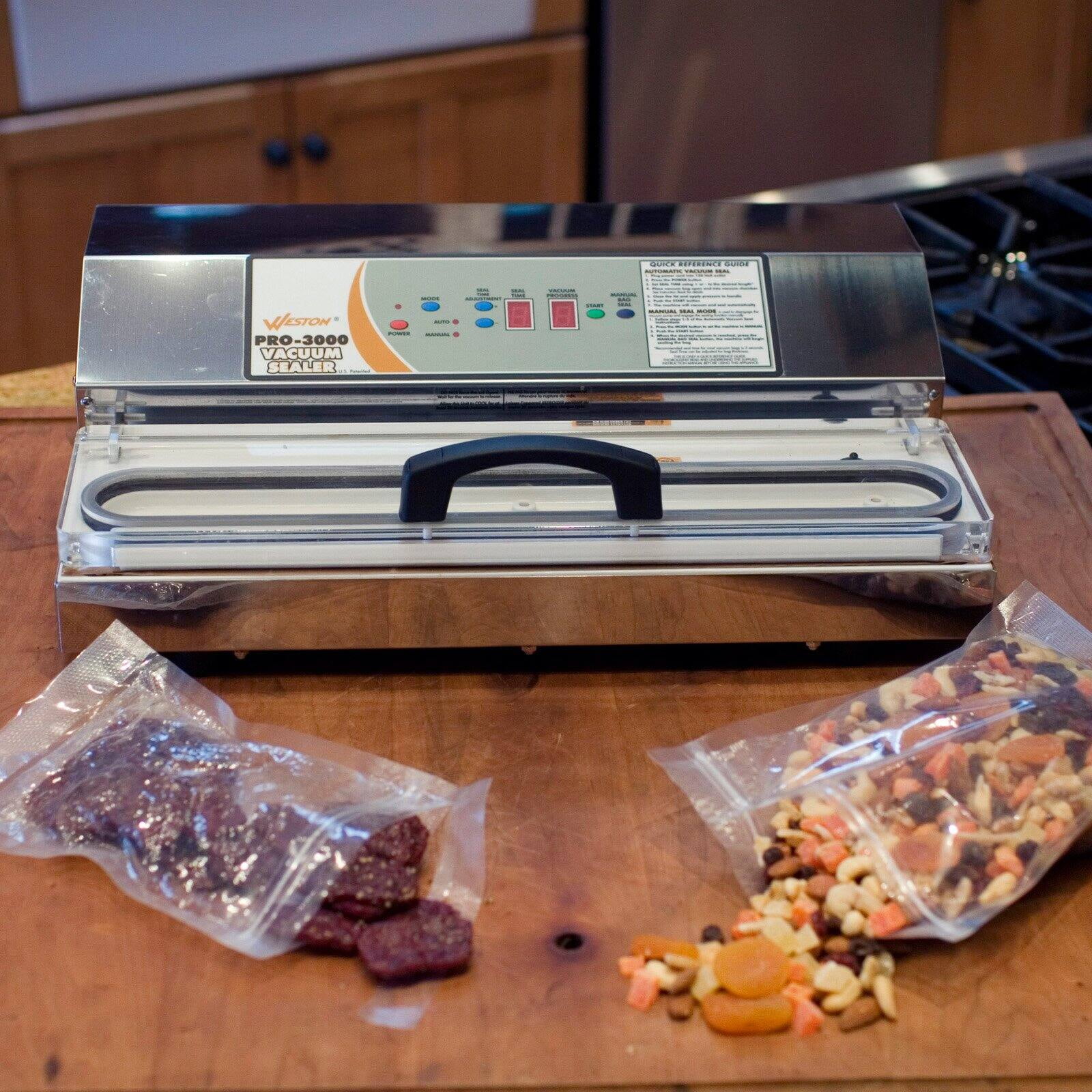 Weston Pro-3000 Stainless Steel Vacuum Sealer, 65-401-W
