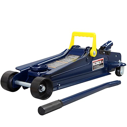 BIG RED T83006 Torin Hydraulic Trolley Service/Floor Jack with Extra Saddle (Fits: SUVs and Extended Height Trucks): 3 Ton (6,000 lb) Capacity, Red