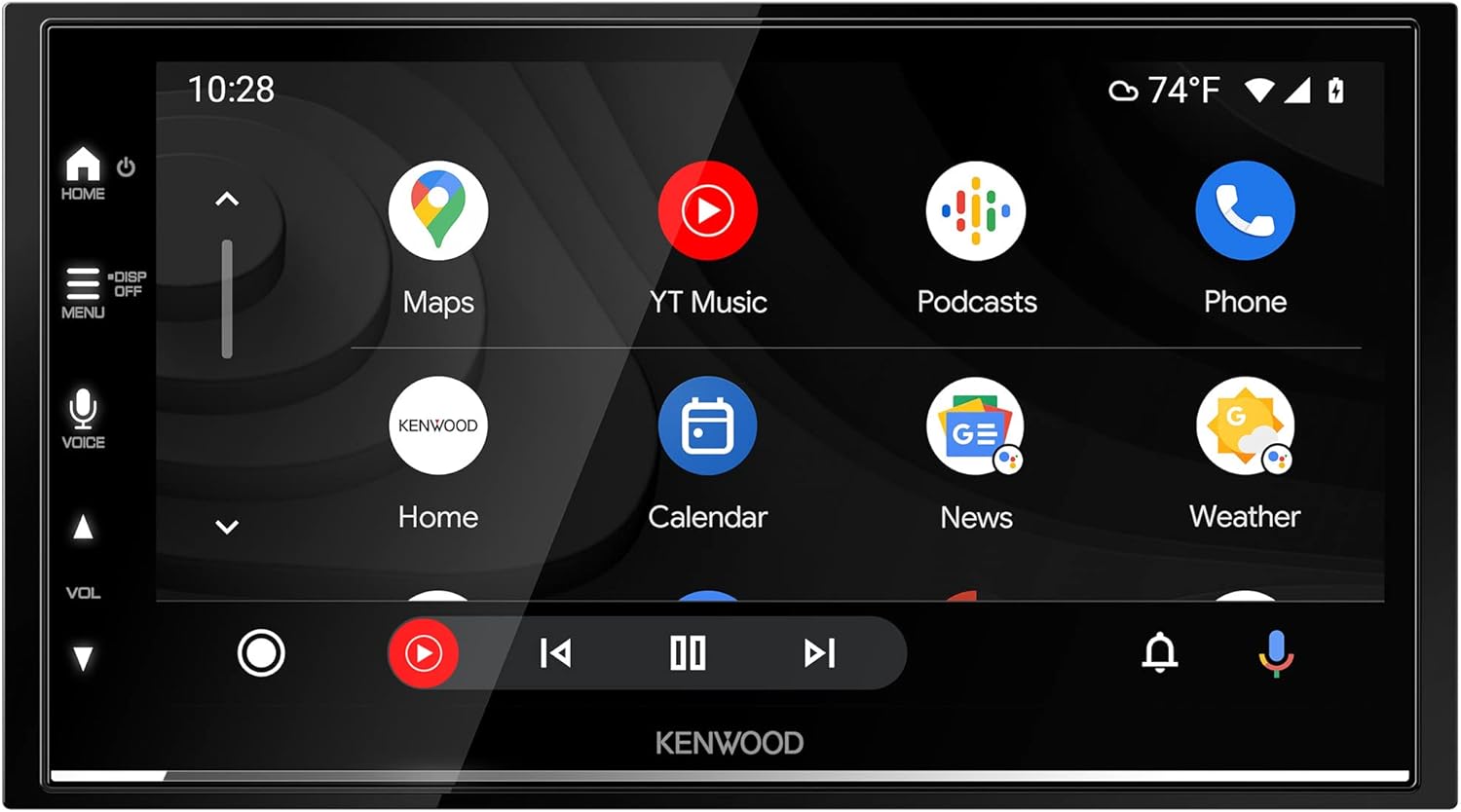 KENWOOD DMX8709S 6.8-Inch Capacitive Touch Screen, Car Stereo, Wireless CarPlay and Android Auto, Bluetooth, AM/FM Radio, MP3 Player, USB Port, Double DIN, 13-Band EQ, SiriusXM
