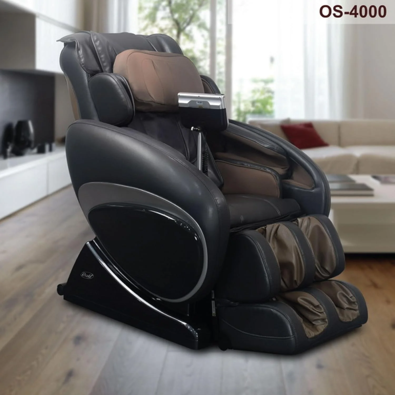 Osaki OS-4000 Massage Chair S-Track Full Body Massage Recliner Chair, Black
