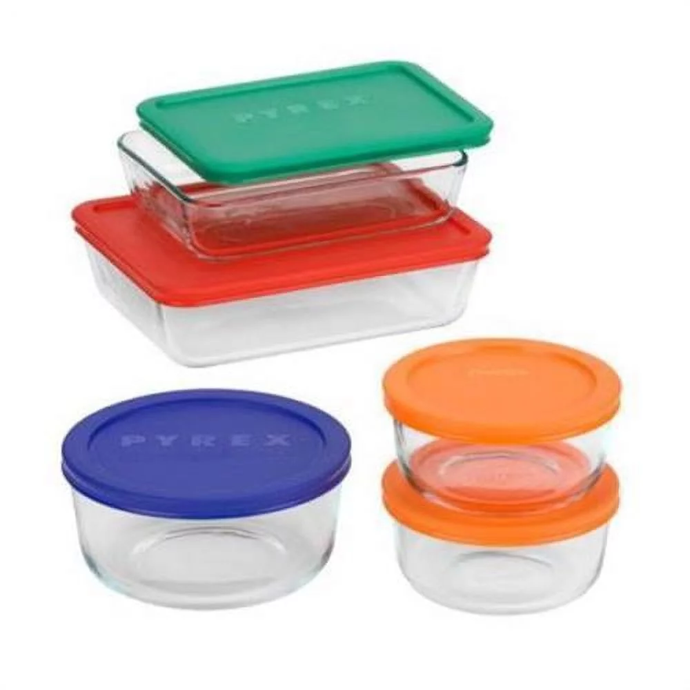 No.1091198 Pyrex Food Storage Set with Covers Clear