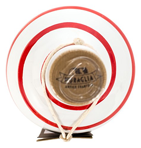 Antico Frantoio Muraglia | Premium Italian Extra Virgin Olive Oil | First Cold Pressed Gourmet EVOO | RAINBOW Arcobaleno Collectible Handmade Ceramic Bottle | 16.9 Fl.oz (500 ml)