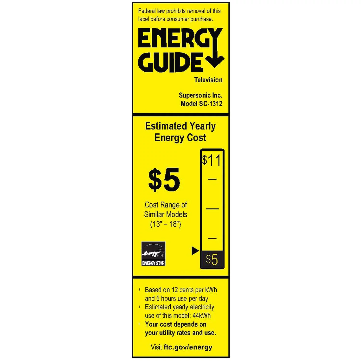 Supersonic 818549021673 13.3 in. Class - HD LED TV & DVD Combo - 720P, 60Hz HDTV Flat Digital Antenna