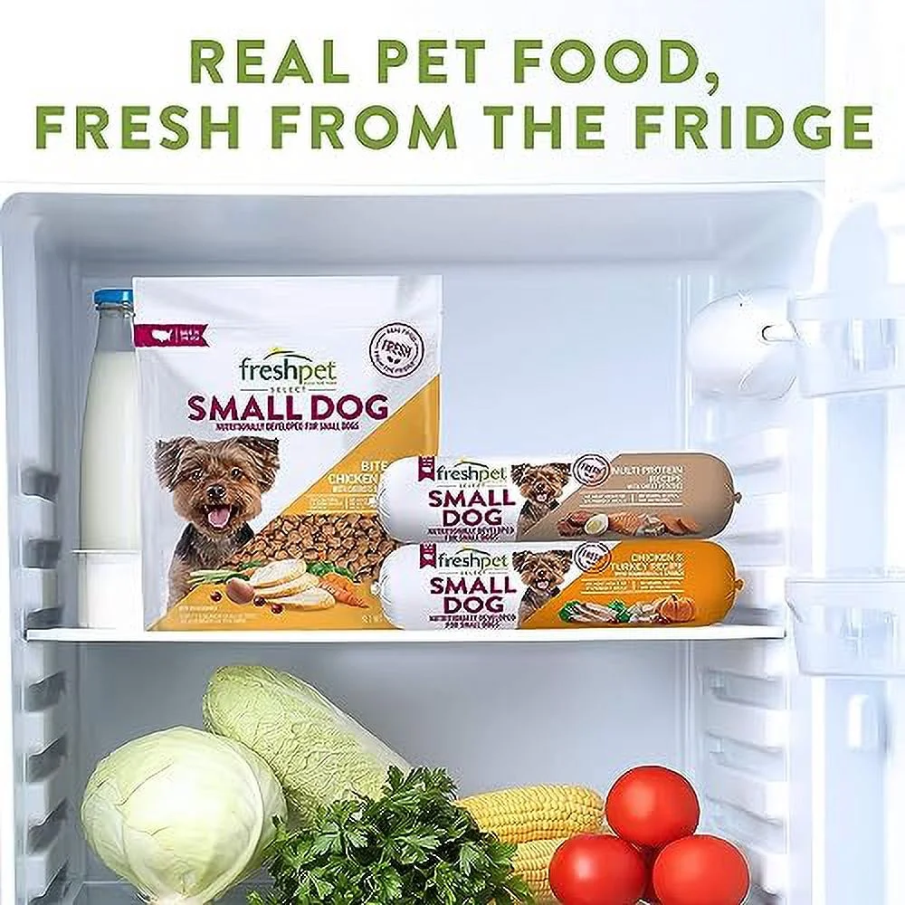 Salutem Vita - Select Dog Food, Slice & Serve Roll, Tender Chicken Recipe 1 lb - Pack of 3