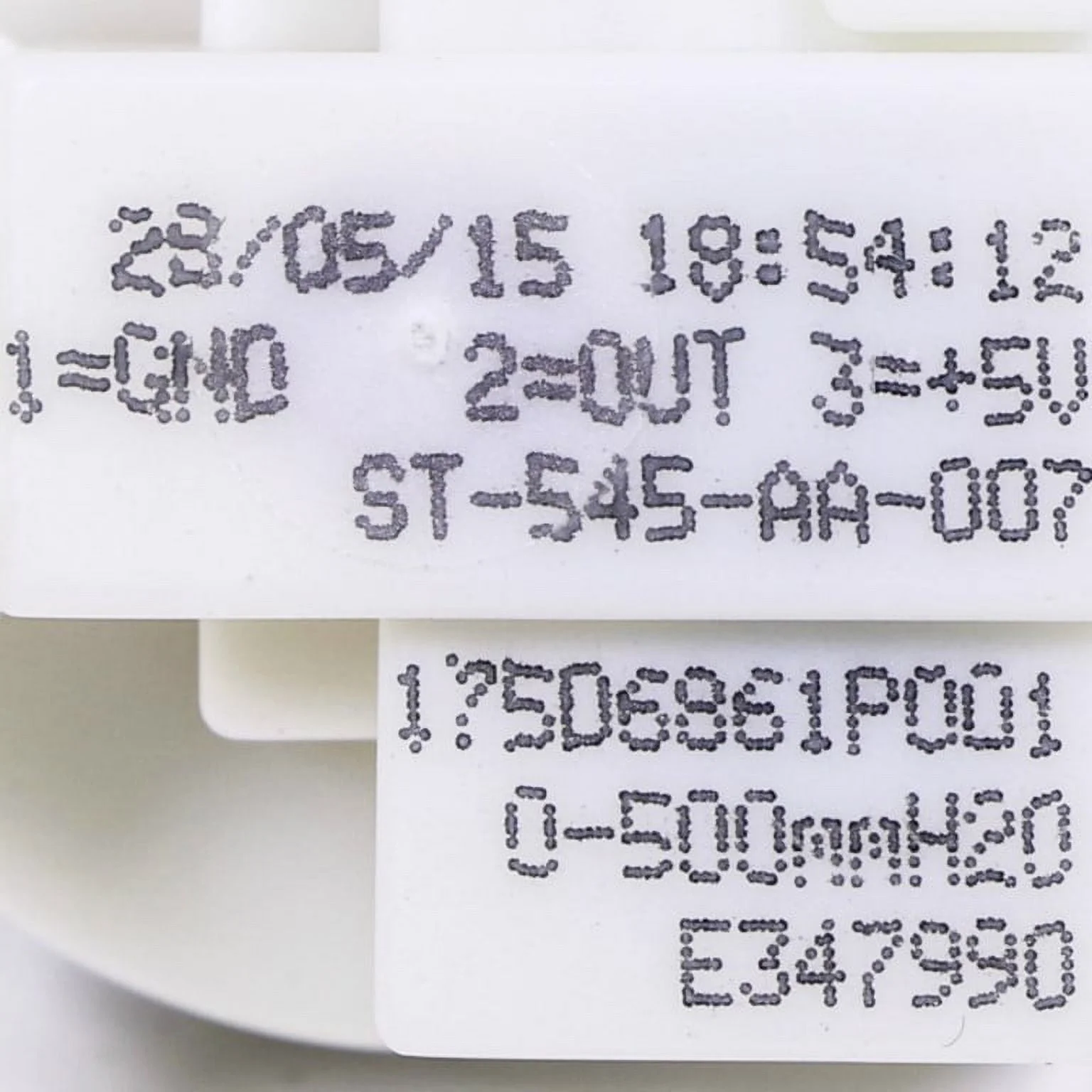 WH12X10548 GE Sensor Press OEM WH12X10548