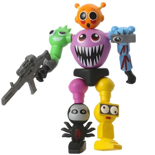 Sprunki Action Figures,Sprunki Toys Sprunkies Game,Office Room Figurine Decor,Gifts for Kids Funs - 2 Pack