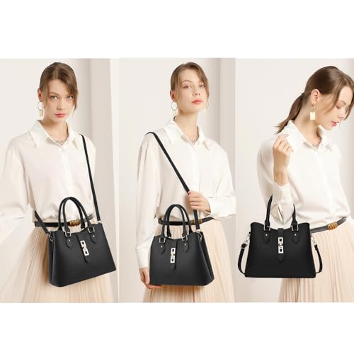 Purses and Handbags for Women Crossbody PU Leather Tote Top Handle Satchel Shoulder Bags