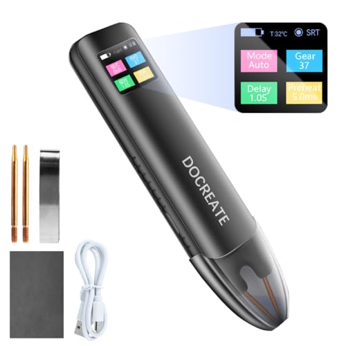 Handheld Battery Spot Welder, Automatic and Manual Modes Battery Welder for 18650 Battery