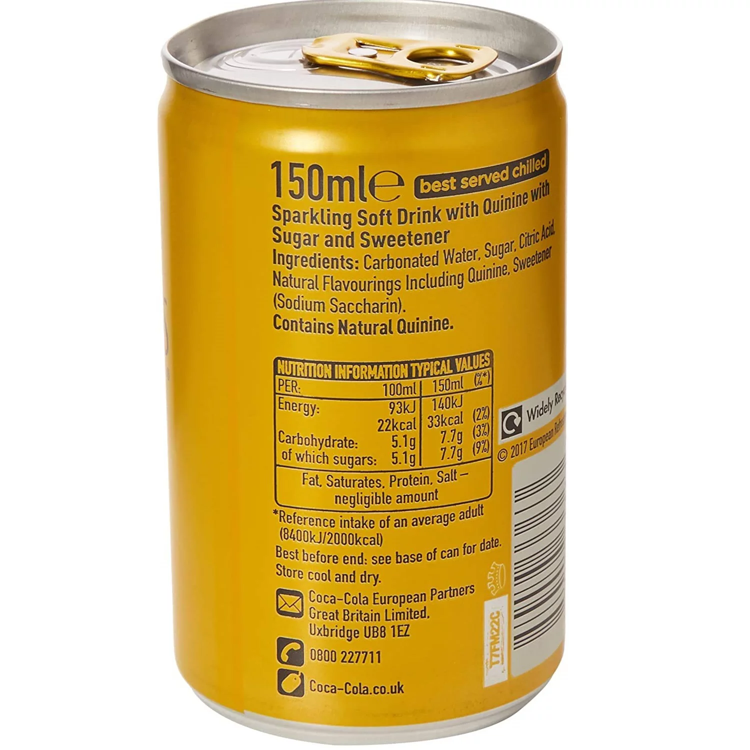 Schweppes Indian Tonic Water 150ml (Pack of 12)