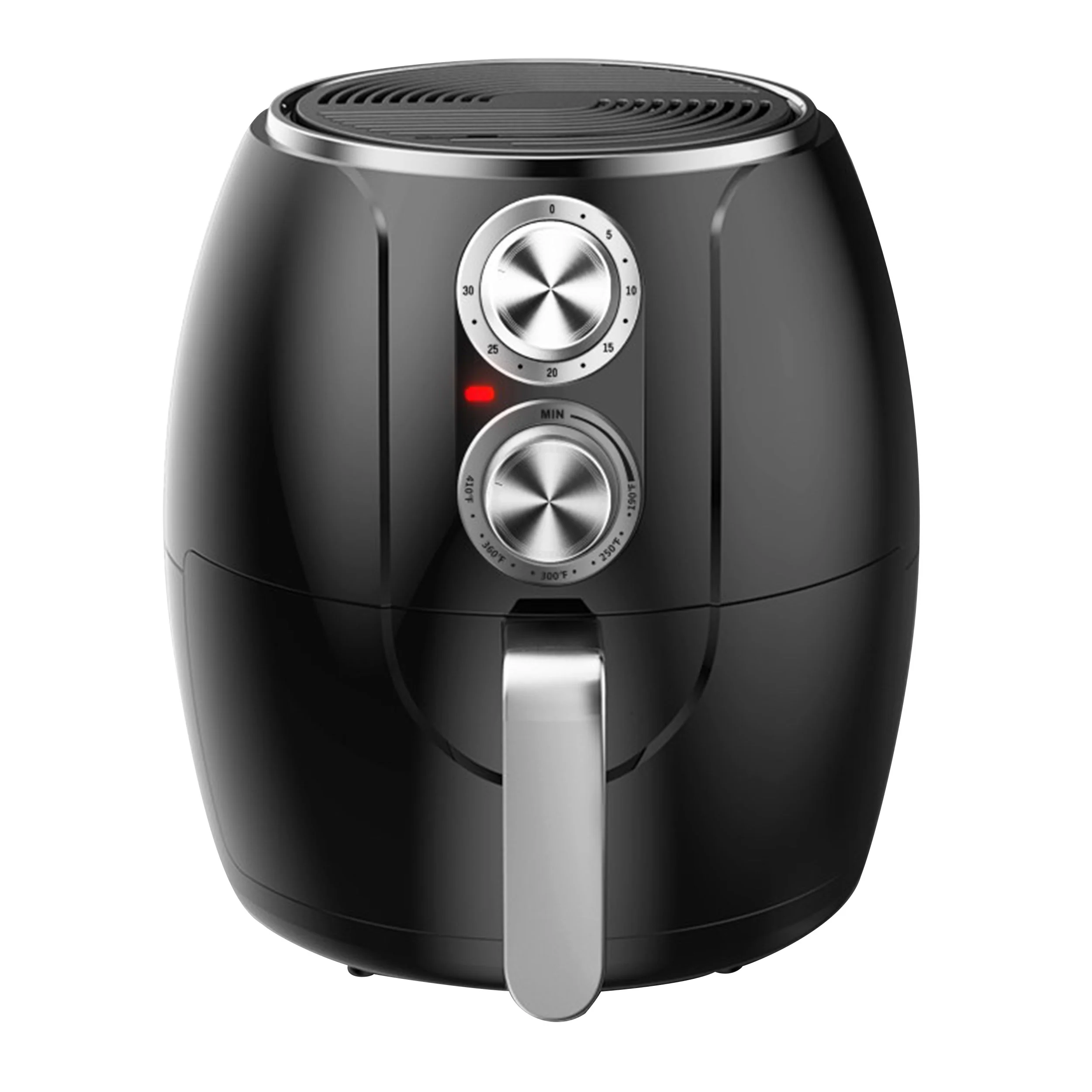 Brentwood Appliances 3.2 Quart Air Fryer with Timer and Temp Control- Black and Silver