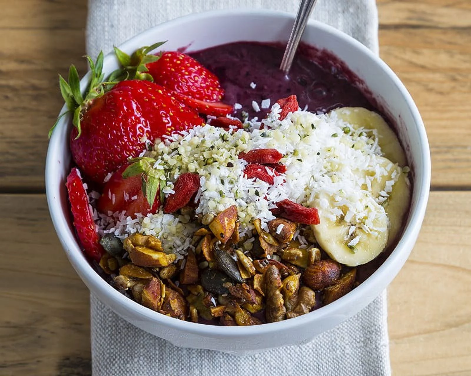 Case of 1, Sambazon, Organic Dairy Free Acai Berry Sorbet, 3 Gallon