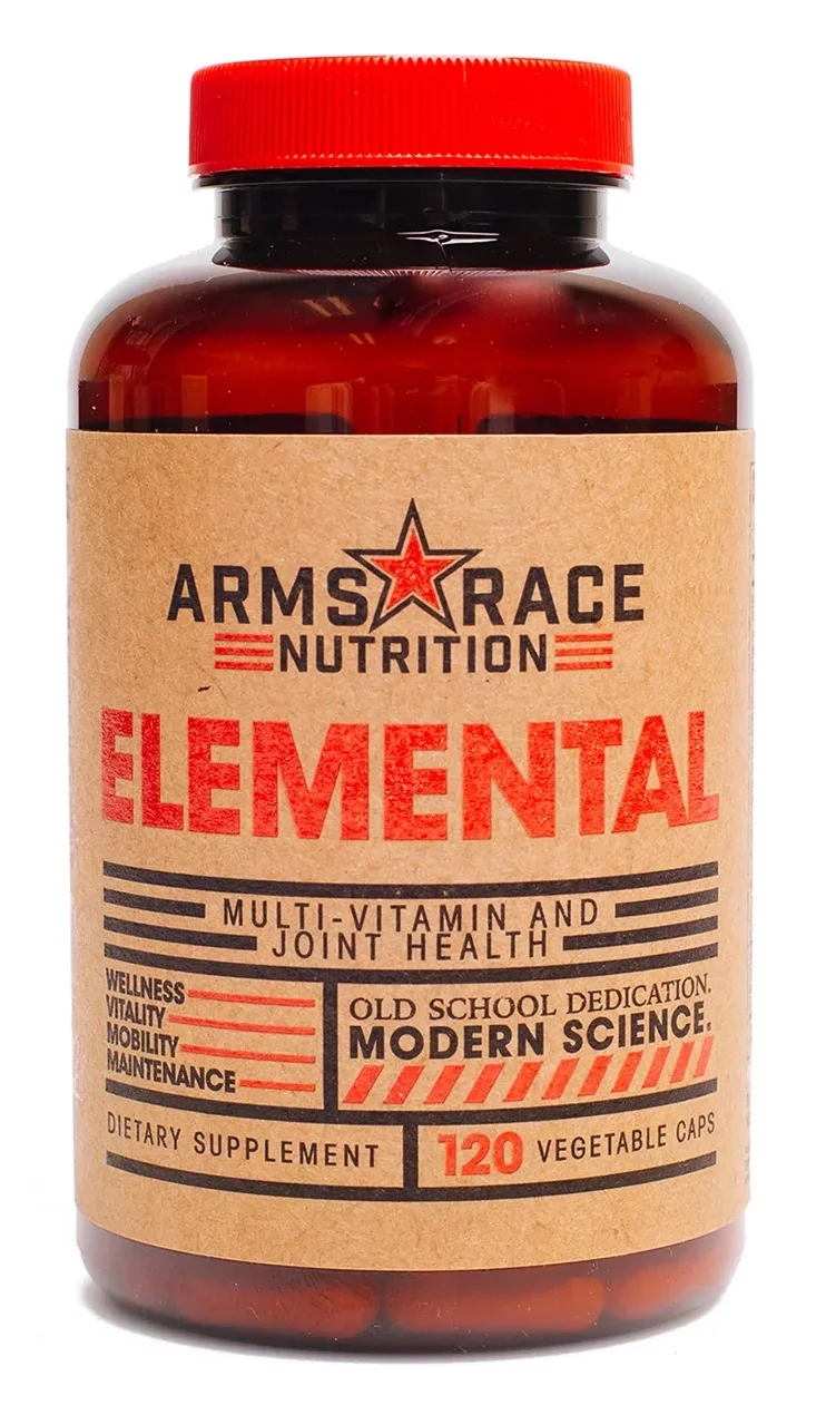 Arms Race Nutrition ELEMENTAL - Multi Vitamin and Joint Health (120 Vegetable Capsules)