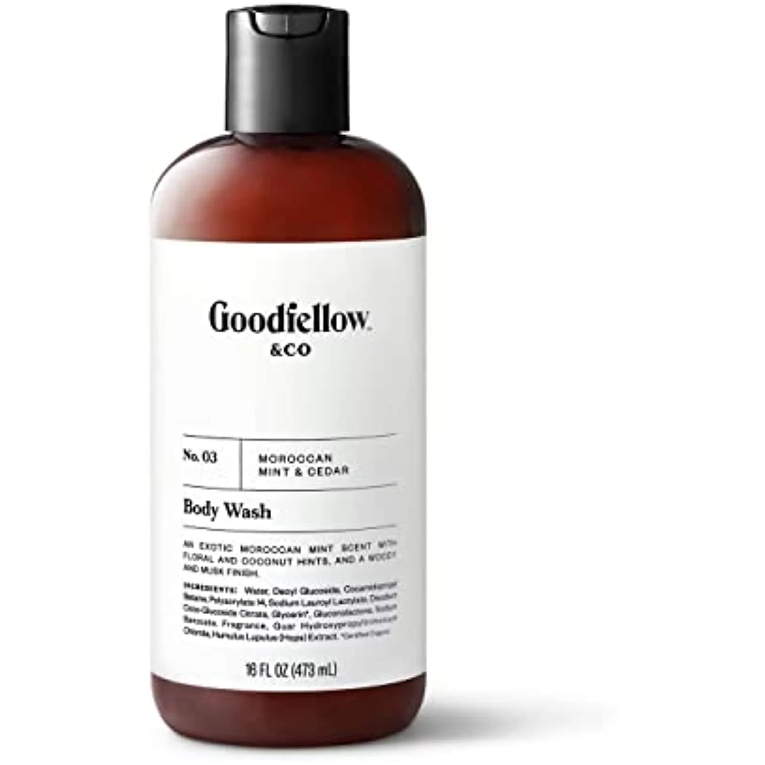 Goodfellow & Co - No. 03 Moroccan Mint & Cedar - Men's Moisturizing Body Wash 16 fl oz - 2-PACK