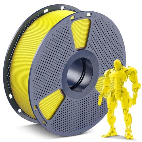 SUNLU 4kg PLA 3D Printer Filament Bundle, Neatly Wound PLA Filament 1.75mm ±0.02mm, Individually Vacuum Packed, 4kg in Total, 1kg per Spool, 4 Pack, 4000g, 4Black