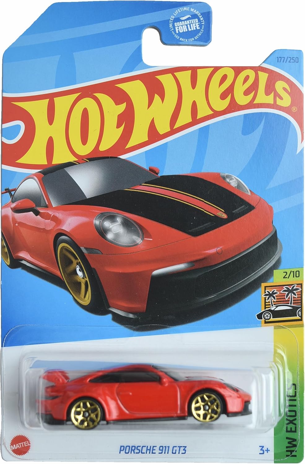 Hot Wheels Porsche 911 GT3, HW Exotics 2/10 [red] 177/250