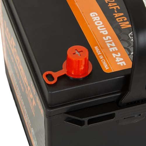 BCI Group 24F Car Battery, 12V 70Ah Automotive Battery Premium Maintenance Free AGM Batteries, 710CCA, 120RC, 36 Months Warranty