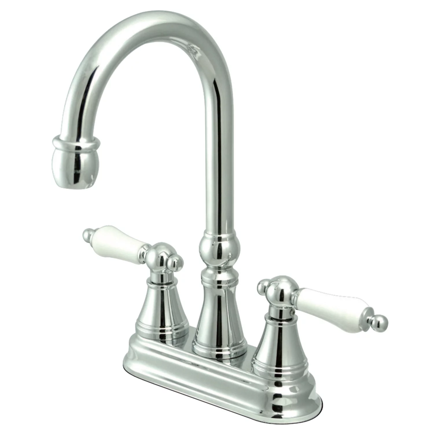 Kingston Brass KS2491PL Governor Bar Faucet Without Pop-Up, Polished Chrome