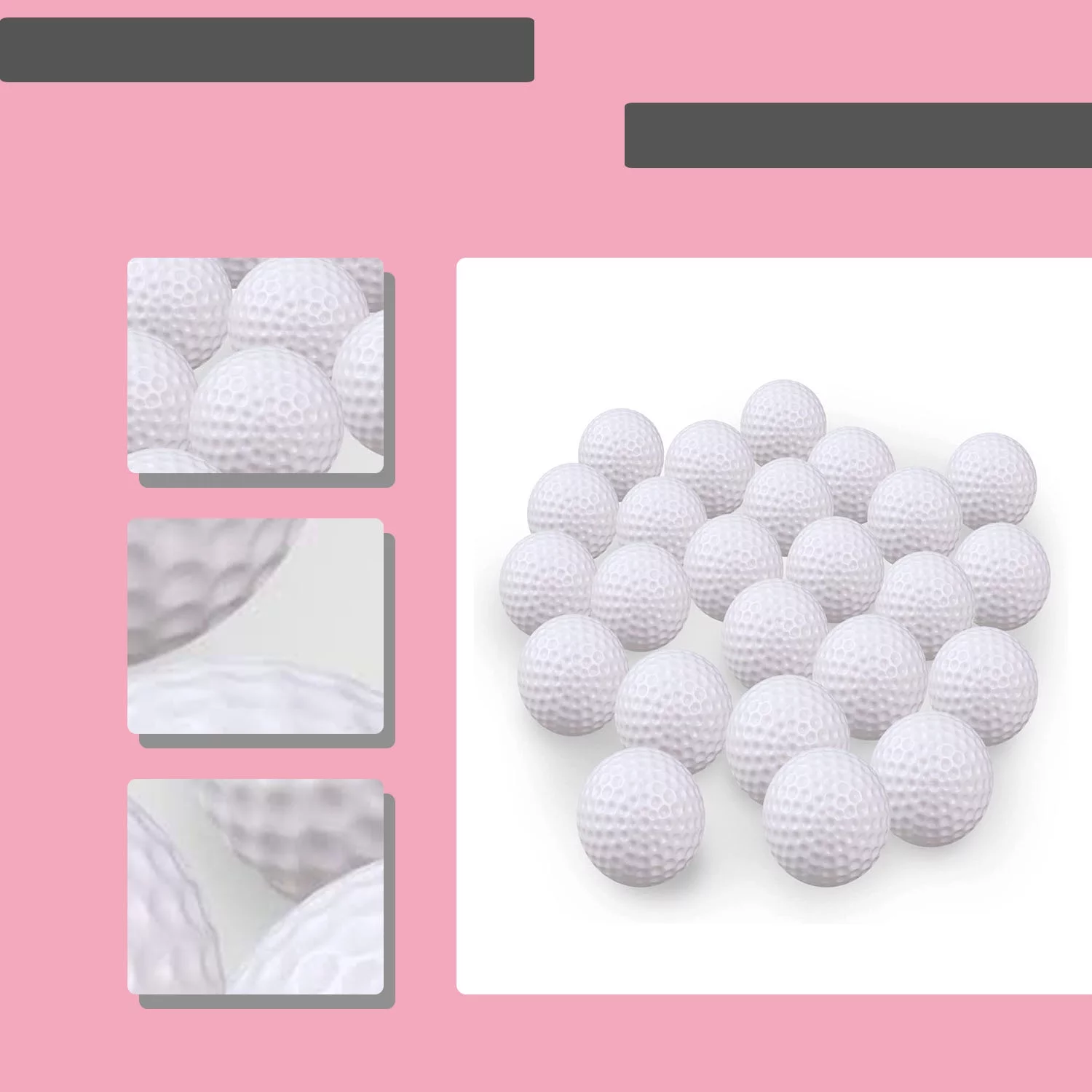 Golf Practice Ball, Hollow Golf Plastic Ball