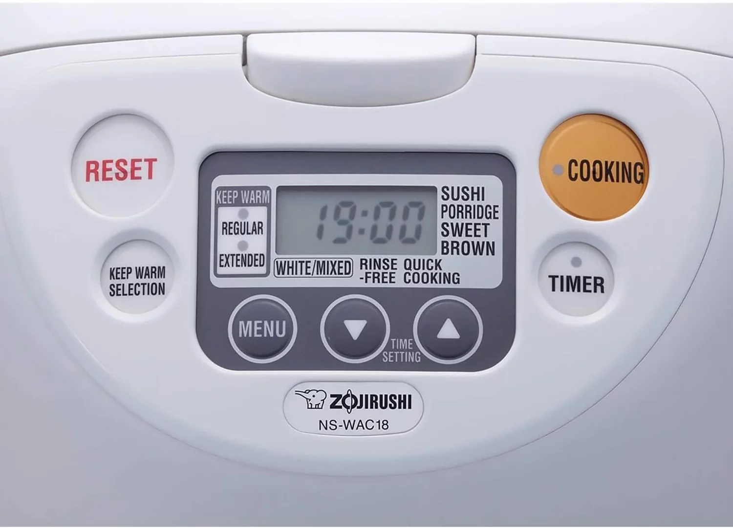 Zojirushi NS-WAC18-WD 10-Cup (Uncooked) Micom Rice Cooker and Warmer