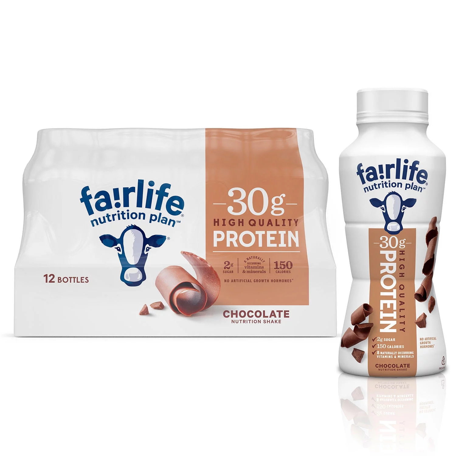 The Fairlife Nutrition Plan Chocolate, 30 g Protein Shake (11.5 fl. oz., 12 pk.)