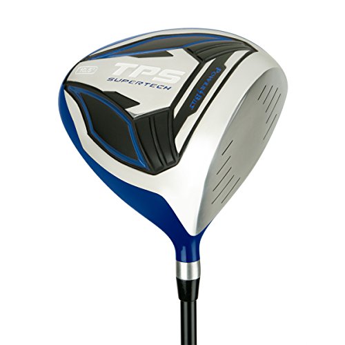 Powerbilt Golf TPS Supertech 10.5 Degree Driver, Men’s Right Hand or Left Hand (Black/Blue)
