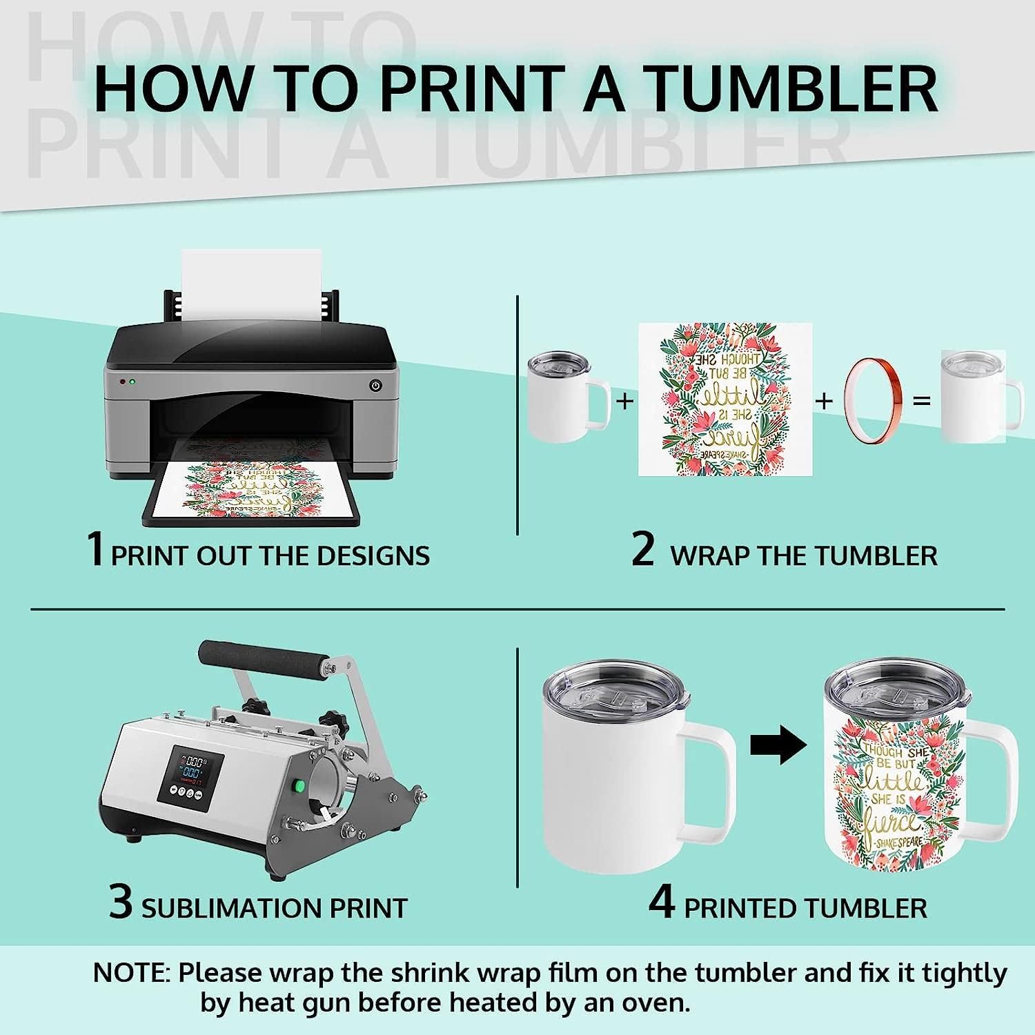 Lagute 12 Oz Sublimation Blank Mug Set, Stainless Steel Double Wall Insulated Cups,Coffee Tumbler Coffee Mugs with Handles and Lids, Birthday Diy Gift, 4 Pack/White