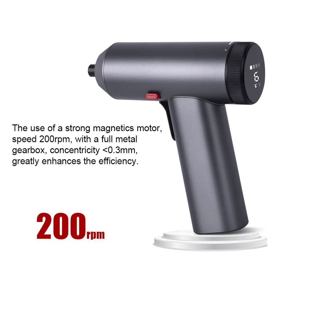 Carevas 200rpm Screwdriver Bits Set Multifunctional Screwdrivers Repairing Tool Kit Electric Screw Driver for Mobilephones Computers Home Appliances