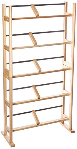 Atlantic Element Media Storage Rack - Holds Up to 230 CDs or 150 DVDs & Summit Media Storage Cabinet – Protects & Organizes Prized Music, Movie, Video Games or Memorabilia Collections