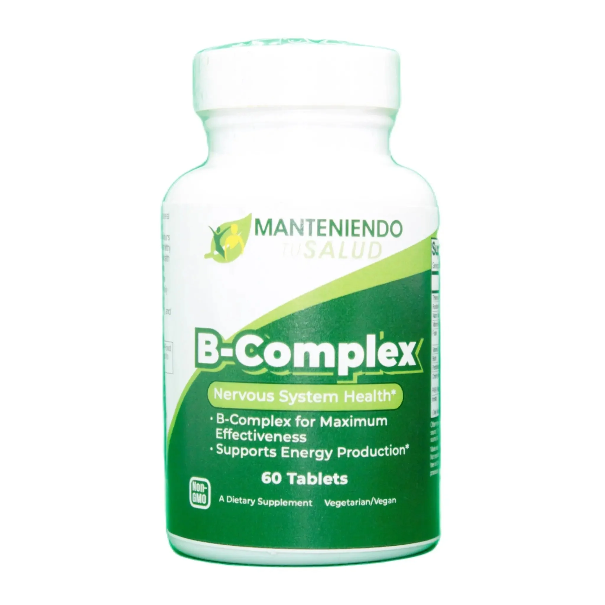 Manteniendo Tu Salud B-Complex, Energy Production, 60 Tablets