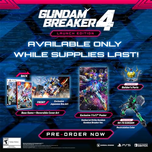 Gundam Breaker 4 Nintendo Switch Launch Edition