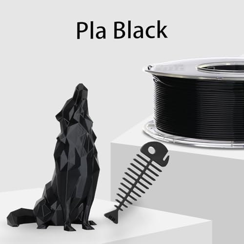 Rainbow 3D PLA Printer Filament 1.75 mm, Matte 3 D PLA Printing Print Filament +/-0.03mm, 1kg/2.2lbs