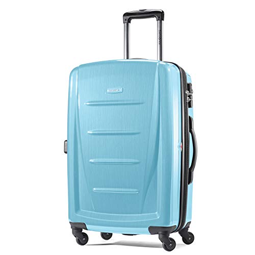 Samsonite Winfield 2 Hardside Expandable Luggage with Spinner Wheels, Brushed Anthracite, Checked-Large 28-Inch