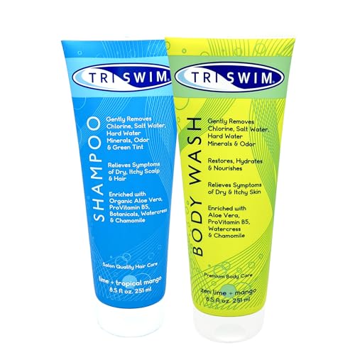 TRISWIM Chlorine Removal Body Wash | After Swim Care | Moisturizing Chlorine Soap For Swimmers And Athletes
