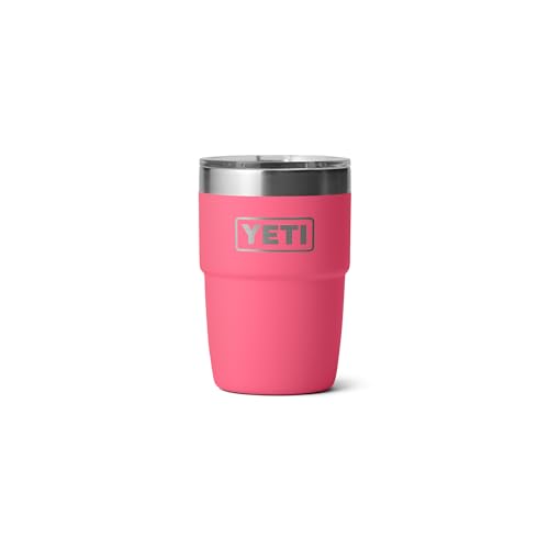 YETI Rambler 8 oz Stackable Cup, Stainless Steel, Vacuum Insulated Espresso Cup with MagSlider Lid