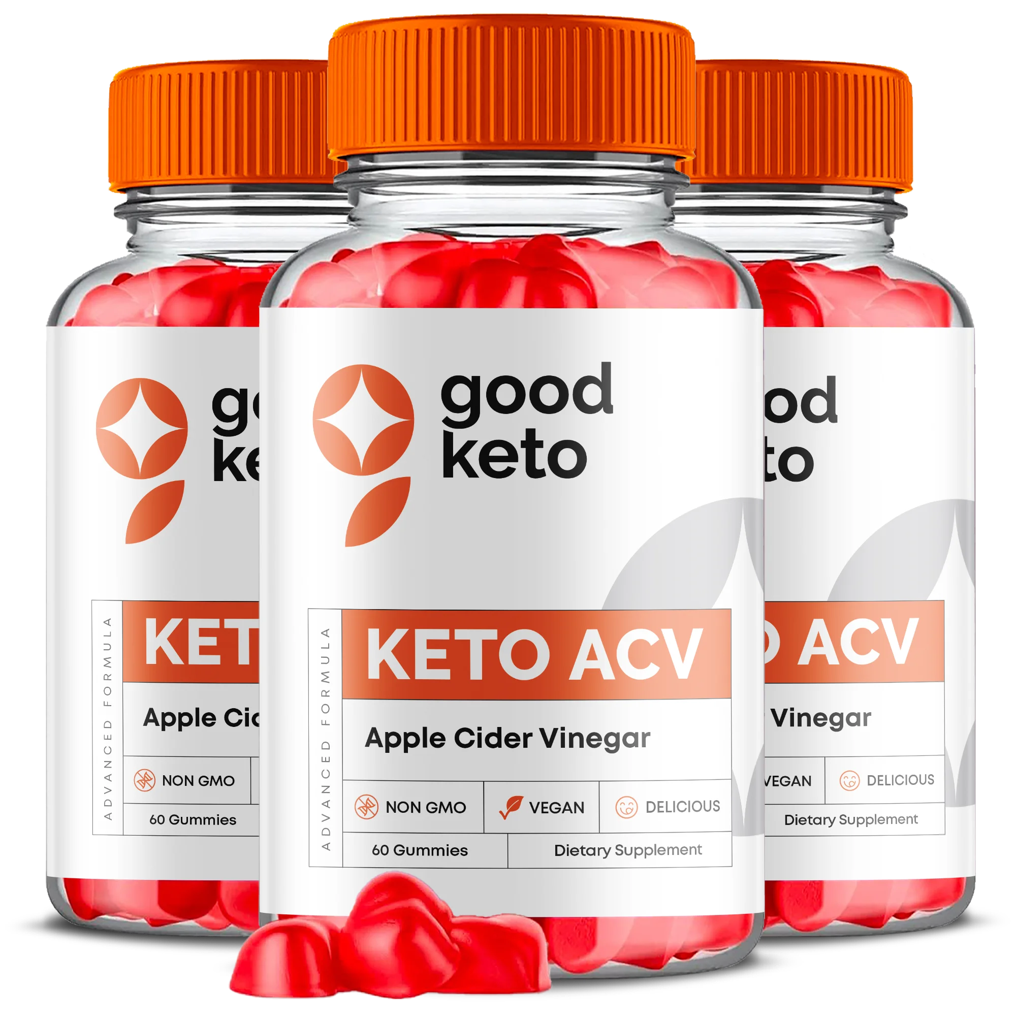(3 Pack) Good Keto ACV Gummies - Supplement for Weight Loss - Energy & Focus Boosting Dietary Supplements for Weight Management & Metabolism - Fat Burn - 180 Gummies