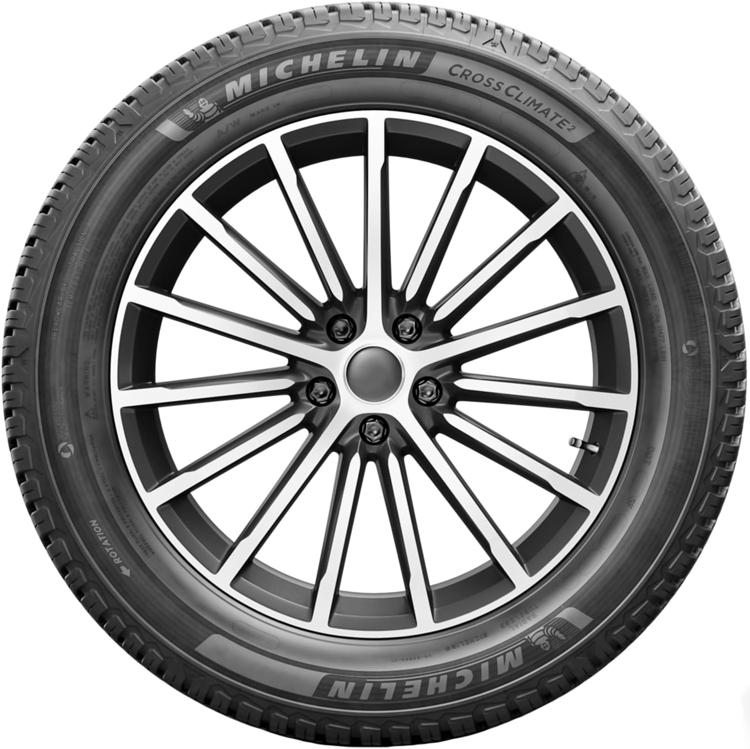MICHELIN CrossClimate2, All-Season Car Tire, SUV, CUV - 235/50R18 97V