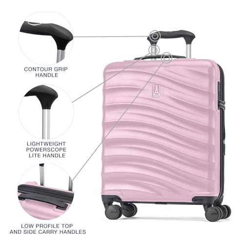 Travelpro Maxlite Air V2 Hardside Expandable Carry on Luggage, 8 Spinner Wheels, Lightweight Hard Shell Suitcase, TSA lock, Black, Carry On 21-Inch