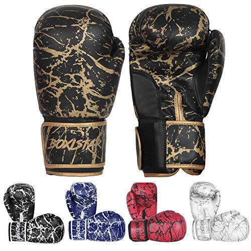 Boxistar Boxing Gloves - Men's & Women's, 8 oz to 16 oz with Optimal Padding