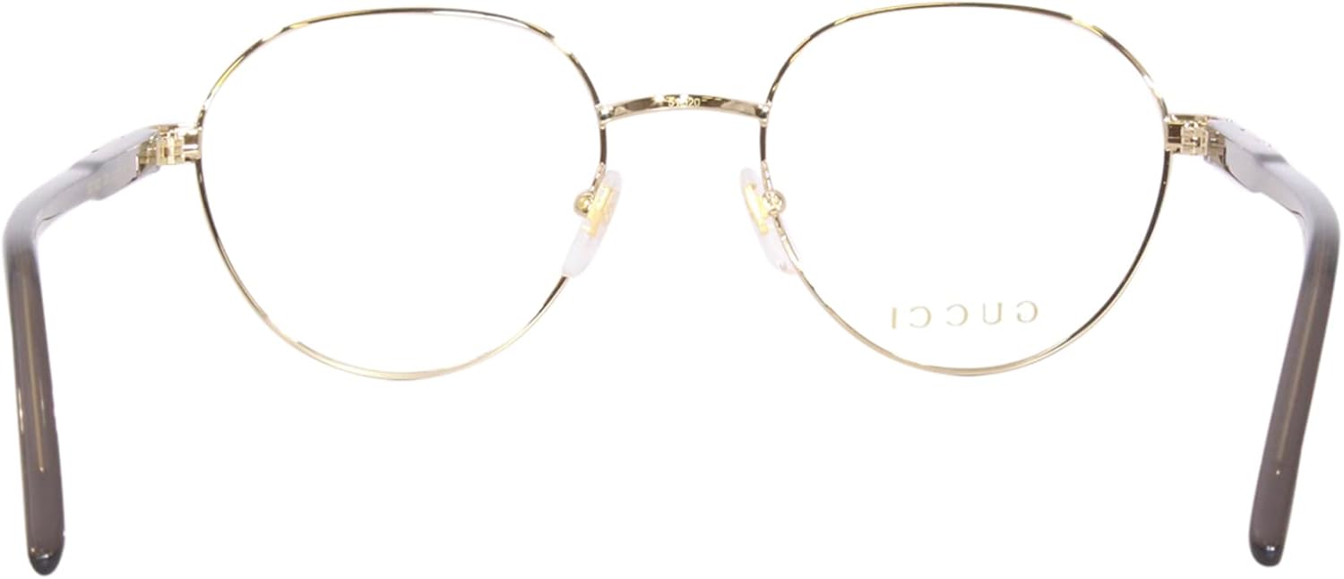 Gucci GG1162O 003 Gold Round Men's Eyeglasses