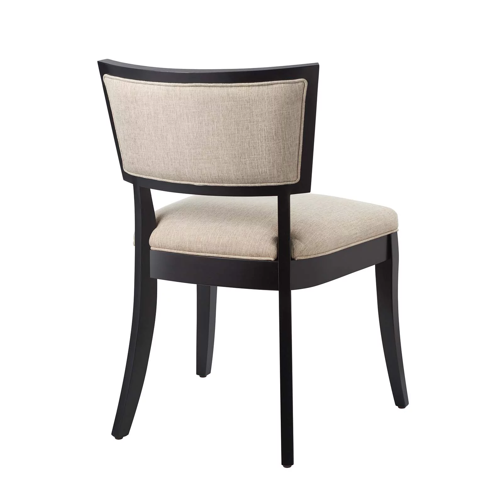 Modway Pristine Upholstered Fabric Dining Chairs - Set of 2 in Beige