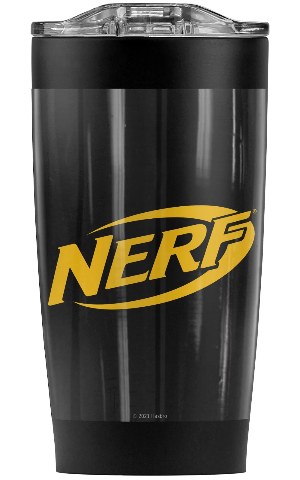 Nerf/Logo Stainless Steel Tumbler 20 oz Coffee Travel Mug/Cup, Vacuum Insulated & Double Wall with Leakproof Sliding Lid | Great for Hot Drinks and Cold Beverages