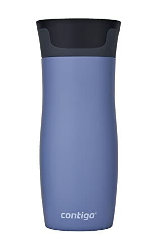 Contigo West Loop Autoseal Travel Mug, Stainless Steel Thermal Mug, Vacuum Flask, Leakproof Tumbler, Coffee Mug with BPA-Free Easy-Clean Lid