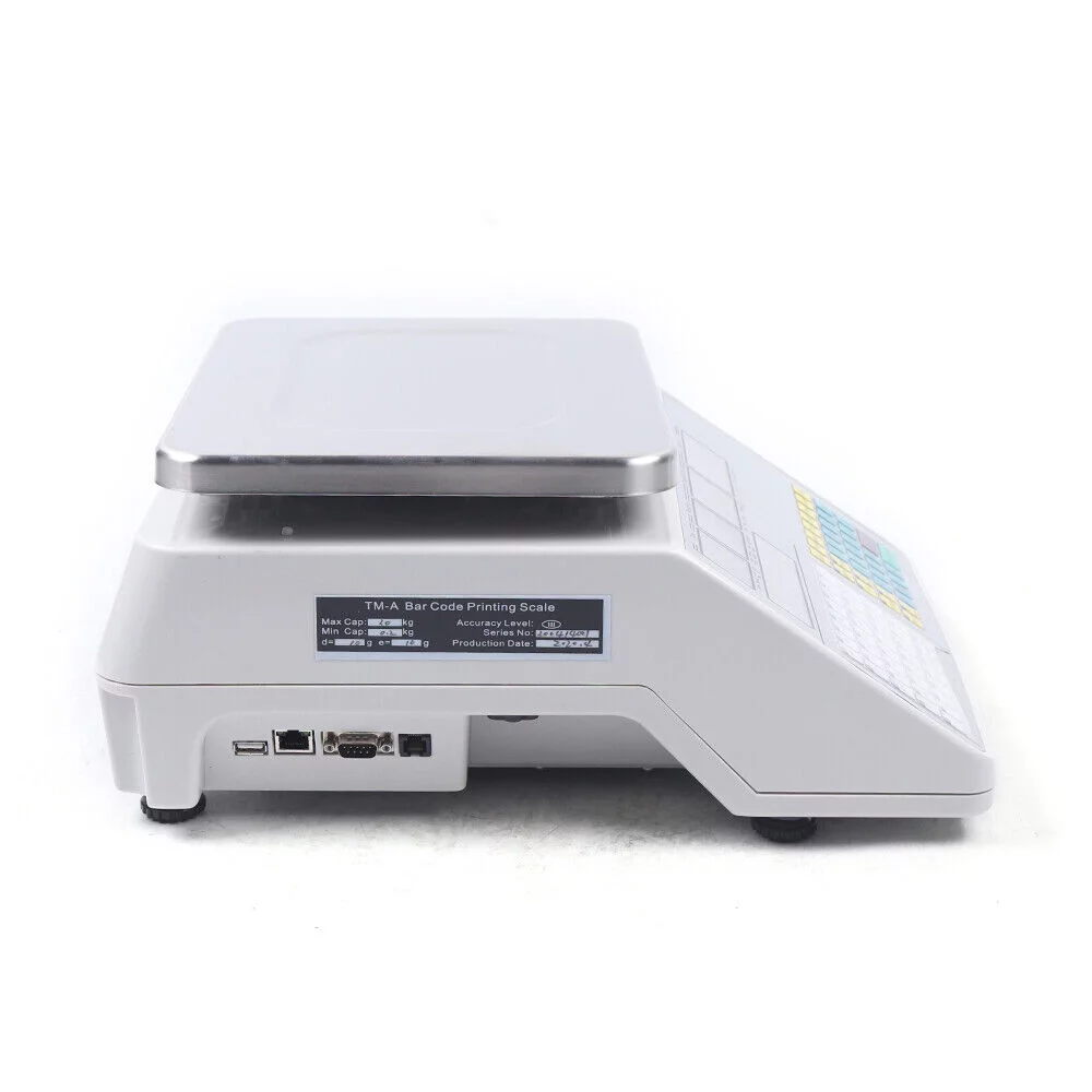 Miumaeov NEW Digital Deli Meat Food Computing Retail Price Scale 66LB Retail w/ printer